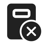 Document Header Remove SVG Icon